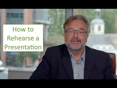 Thumbnail for How to Rehearse a Presentation Benjamin Ball Associates by Sine, The Who