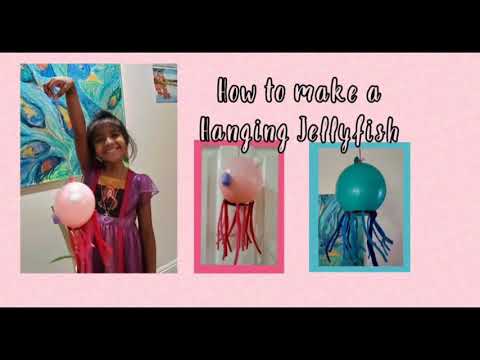 How to make a DIY Hanging jellyfish