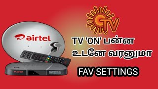 HOW TO SET Airtel DTH FAVORITE CHENNALS ..