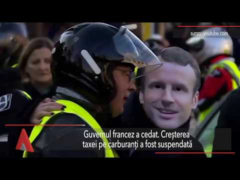 Stiri Mediafax 04 Decembrie - Franța renunță la scumpirea carburanților