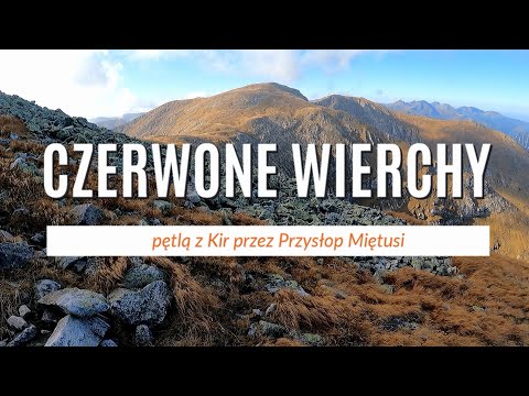 Tatry. Czerwone Wierchy z Doliny Kościeliskiej