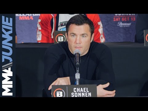 Chael Sonnen highlights from the Bellator 208 press conference
