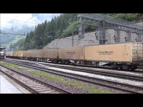 LA PARTENZA DELLA E.405 CON MERCI DAL BRENNERO. MART. 3 - 7 - 2018