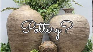 Pottery Dupe Vase DIY Thrift Store Finds