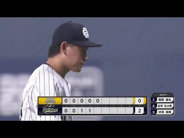 【5回表】バファローズ・宮城大弥 5回無失点5奪三振の好投!! 2022年9月18日 オリックス・バファローズ 対 福岡ソフトバンクホークス