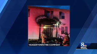 Fire damages Mifflin County house