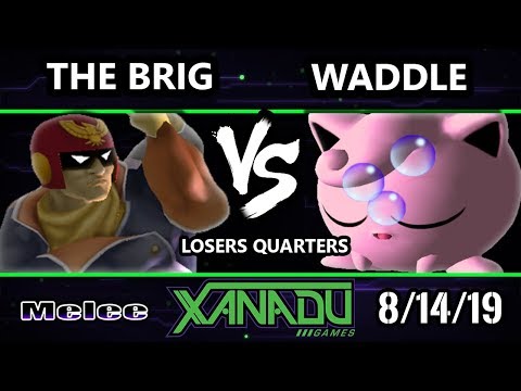 Smash Melee Tournament - The Brig (Falcon) Vs. waddle (Jigglypuff) S@X 315 SSBM Losers Quarters
