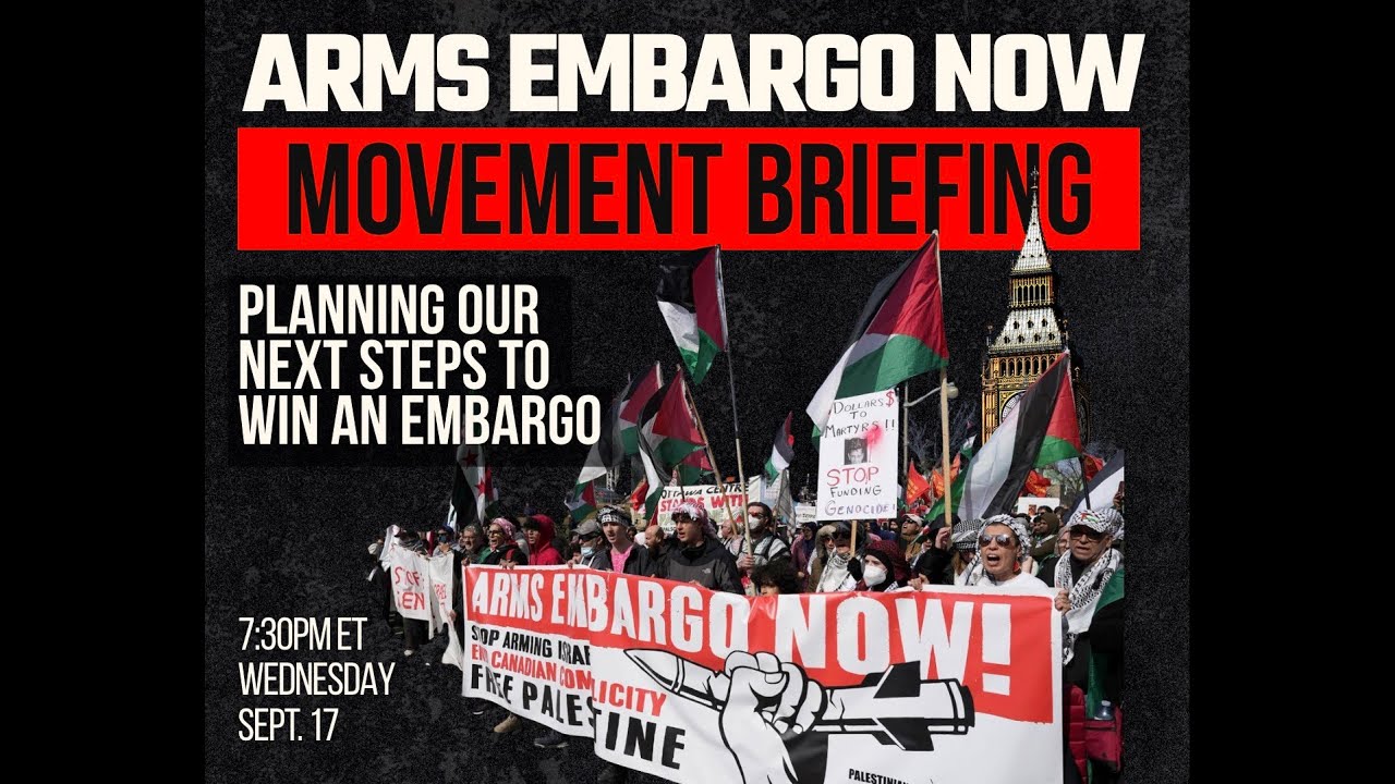 Arms Embargo Now Movement Briefing