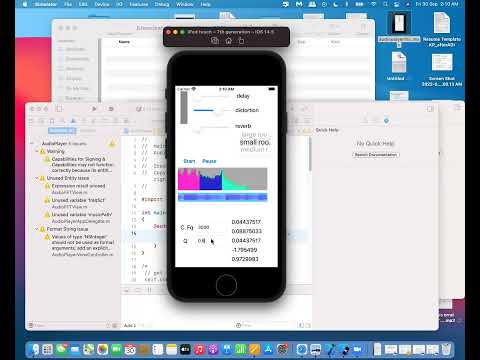 FFT Analyser with effects iOS