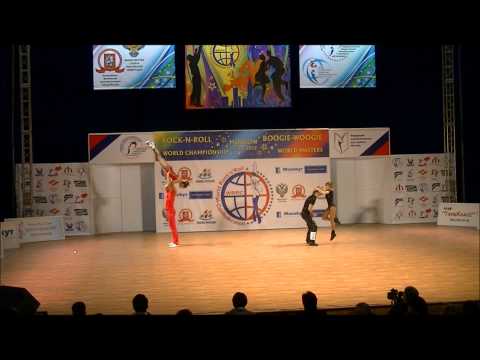 Benjamin FEDERL und Caroline SCHERER World Championship Moskau 27.10.2012 Rock´n´Roll Hope Round