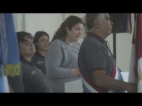 LIC   NATALIA POMBA  PRESIDENTA BOMBEROS VOLUNTARIOS GRAL LEVALLE EN SU 46 AÑOS DE VIDA