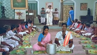 நல்ல சோறு சாப்பிட்டு நாலு வருஷம் ஆச்சு ... #goundamani #senthil #food #comedy #vijayakanth #raadhika