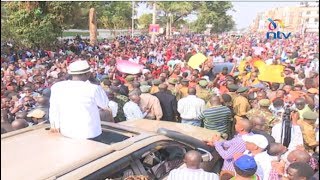 Raila Odinga&#39;s Central Kenya rally disrupted by stone pelting youth