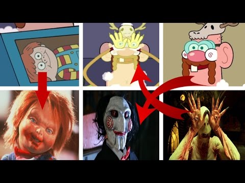 EL EPISODIO DEL TIO GRANDPA CON REFERENCIAS A PERSONAJES DE TERROR (CHUCKY, JIGSAW, EL FAUNO)