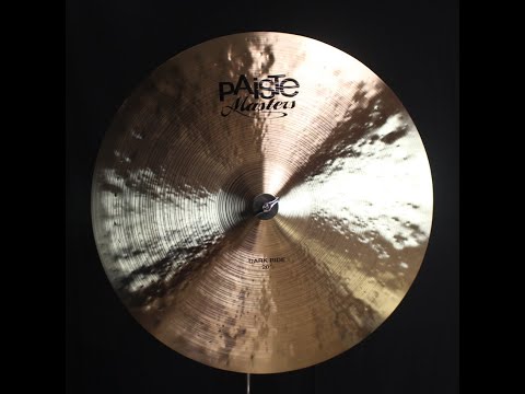 Paiste 20" Masters Dark Ride - 1952g (video demo) image 2