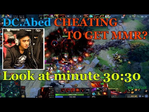 Dota 2 - DC.Abed CHEATING DOTA 2 SYSTEM TO GET MMR ?
