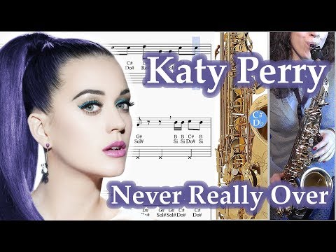 Never Really Over Sheet Music Saxophone (Tenor) - Katy Perry Tutorial Lesson