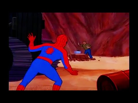 Spiderman vs Sandman animation (sand of time) (1967)