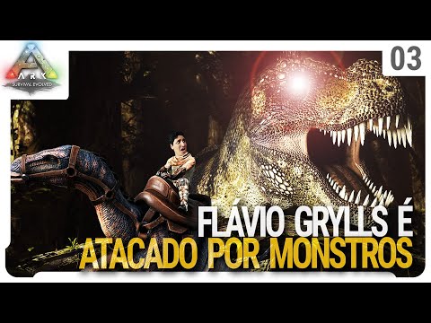 Tiranossauro REX! Como domar um T-REX e enfrentar o perigo - Ark Survival Evolved