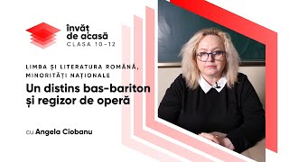  "Un distins bas-bariton și regizor de operă"