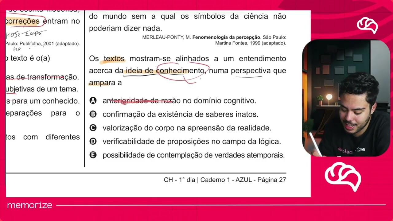Resolução em Vídeo — Questão 74 ENEM 2020