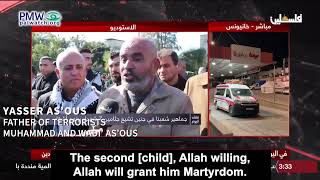 Father wishes second son to die as Martyr