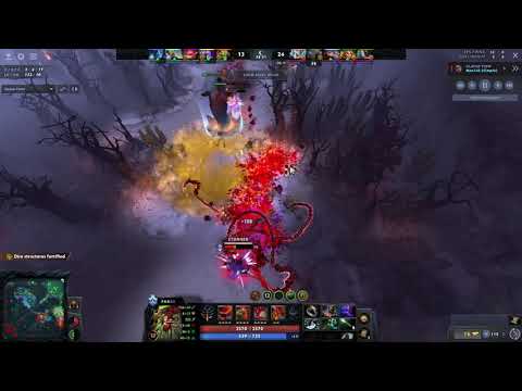 Dendi reborn? Pudge double forcestaff crazy blind hook!!