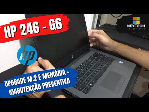 HP 246 - G6 - Upgrade de M.2 Sata e RAM + Manutenção Preventiva