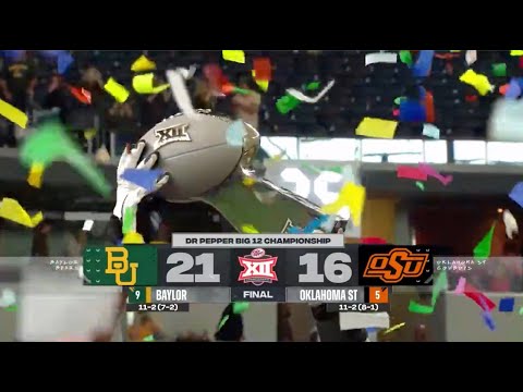 Dr. Pepper Big 12 Football Championship: Baylor Bears Award Ceremony