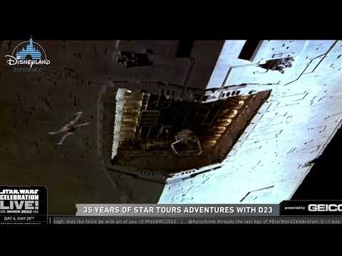 Star Tours (1987) Original Ride POV Movie - Star Wars Celebration 2022