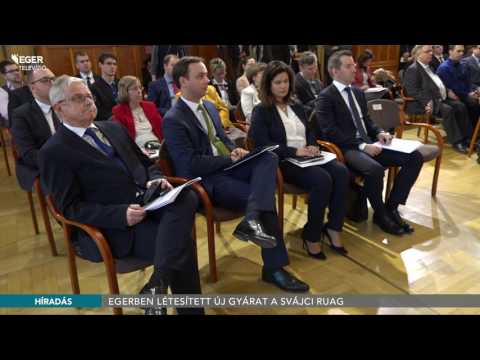 Egerben létesített új gyárat a svájci RUAG  - 2017.03.01.