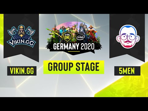 Dota2 - ViKin.gg vs 5men - Game 2 - ESL One Germany 2020 - Group Stage