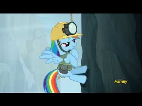 Rainbow Dash screaming