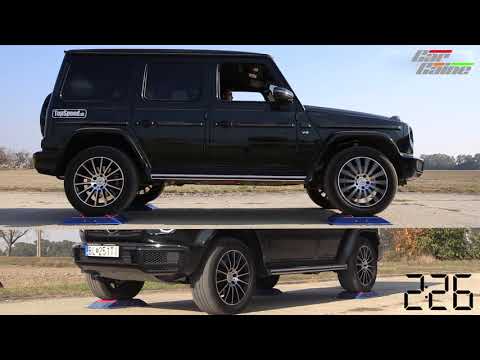 Mercedes G500 2020 4x4 test on rollers - CarCaine