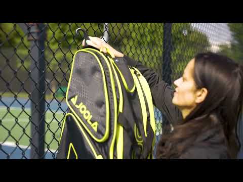 JOOLA Tour Elite Pickleball Bag (Black/Yellow)