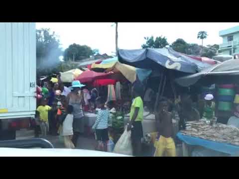 Drive Through Madagascar Market