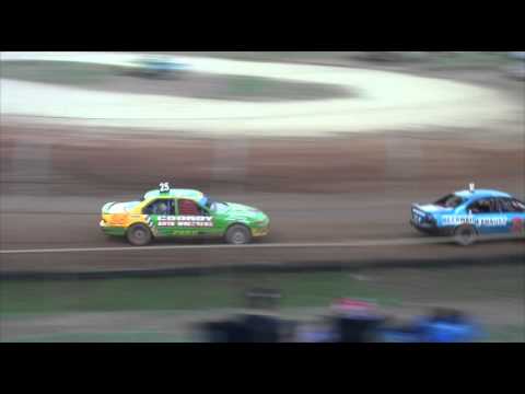Modified Production - Heat 22 - Aussie Open - Maryborough Speedway - 29.12.12