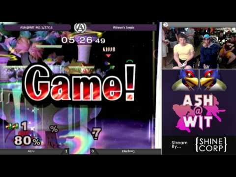 Hindawg (Falco) vs Azzu (Falco) - ASH@WIT #61 Melee Winner's Semis