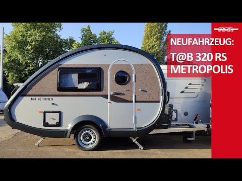 😍 2025er T@b 320 RS Metropolis, Wohnwagen mit 1.000 Kg zul. Gesamtgewicht und Rundsitzgruppe 😍