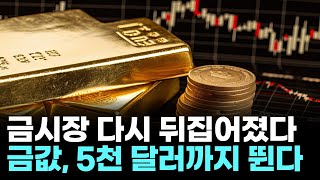 금시장 다시 뒤집어졌다…금값, 5천 달러까지 뛴다