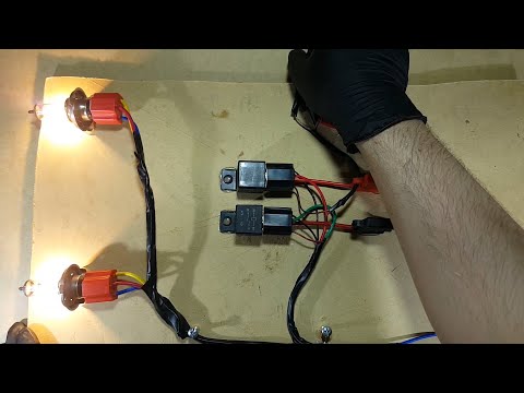 BASIC CIRCUIT HIGH AND LOW BEAMS!