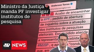 Salles e Motta comentam sobre PF investigar institutos de pesquisa