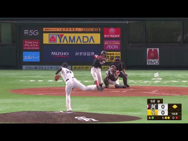 【5回表】マリーンズ・加藤 先制のタイムリーヒット!! 2020/9/6 H-M