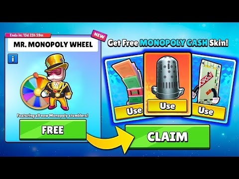 😍 MR. MONOPOLY WHEEL | 0.56 UPDATE | Stumble guys