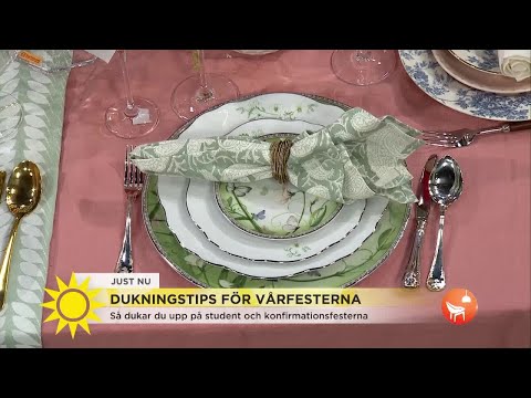 Vårens hetaste trender - så dukar du till festerna - Nyhetsmorgon (TV4)