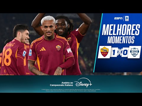 Gols e lances de Roma x Como