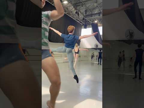 The floor is lava🌋 #ballet #classicalmusic #dance #maledancer #dancer #jump #balletdancer #class