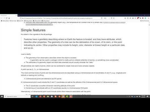 Simple Features Data