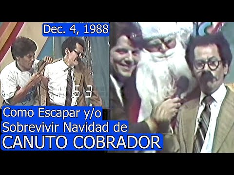 0365 Escapando A Canuto Cobrador Durante Navidad - Domingo Para Todos, 4 de Diciembre 1988