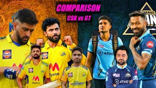 IPL 2023 - Chennai Super Kings vs Gujarat Titans Playing 11 Comparison | 1st Match | Playing 11